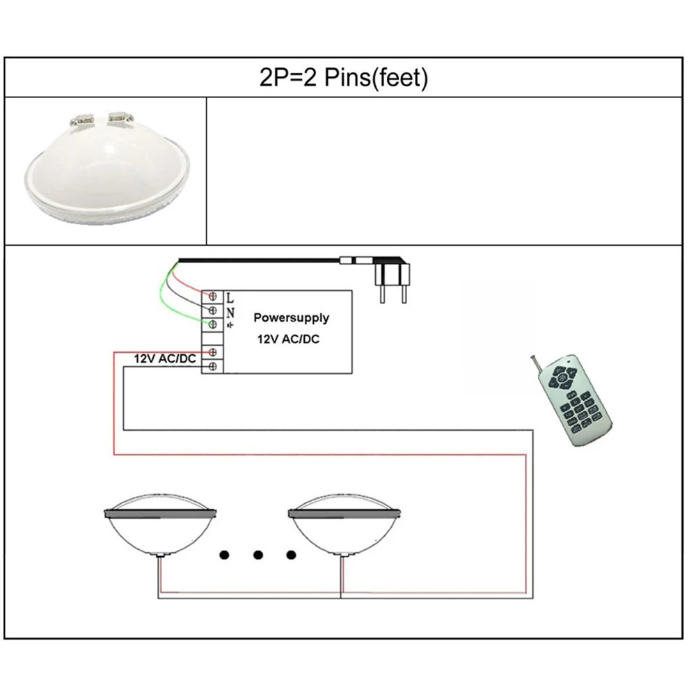 45W 25W PAR56 RGB LED Schwimmb – Xy Spa & Wellness Photos Bewertung und Preis